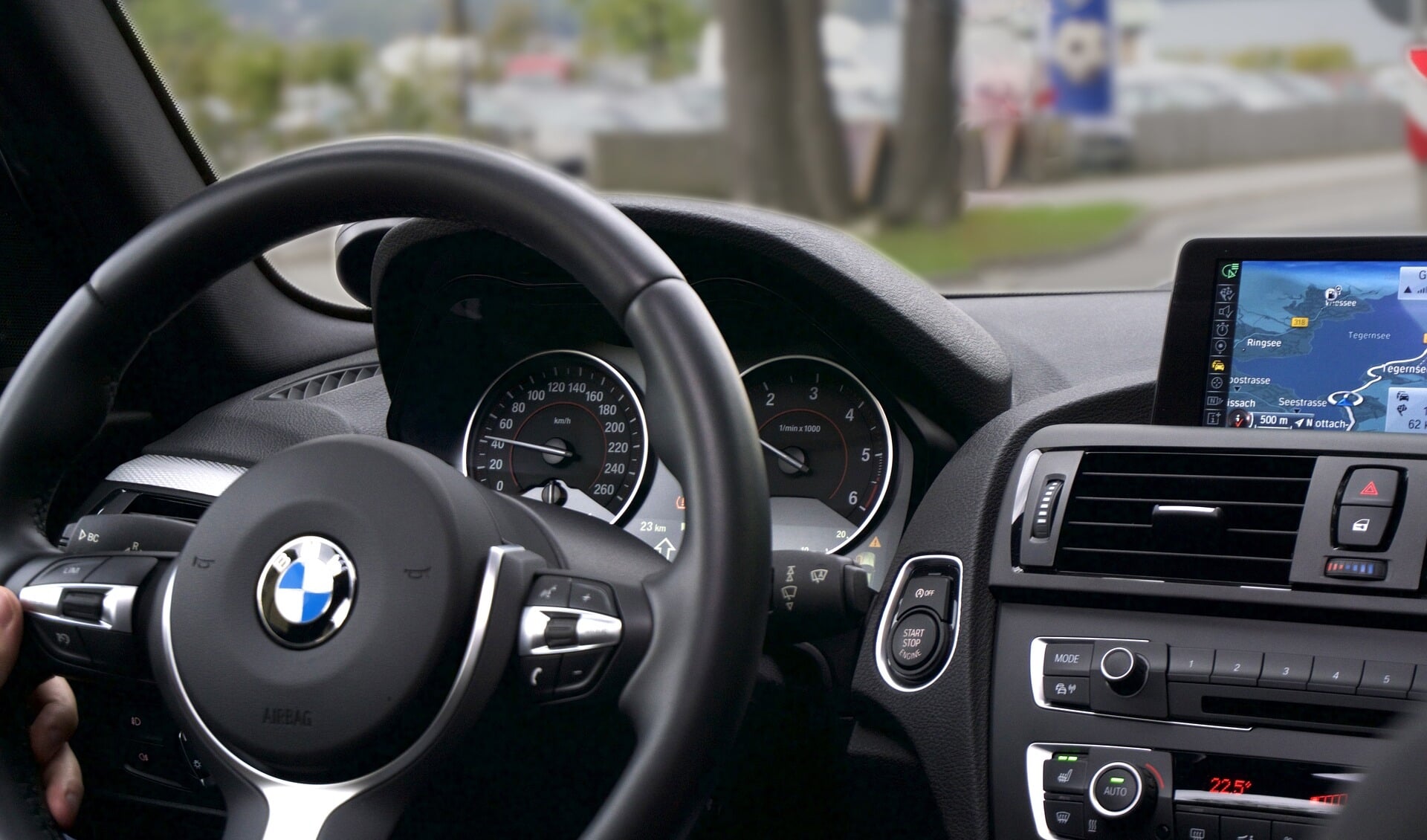 Het Dashboard van een BMW