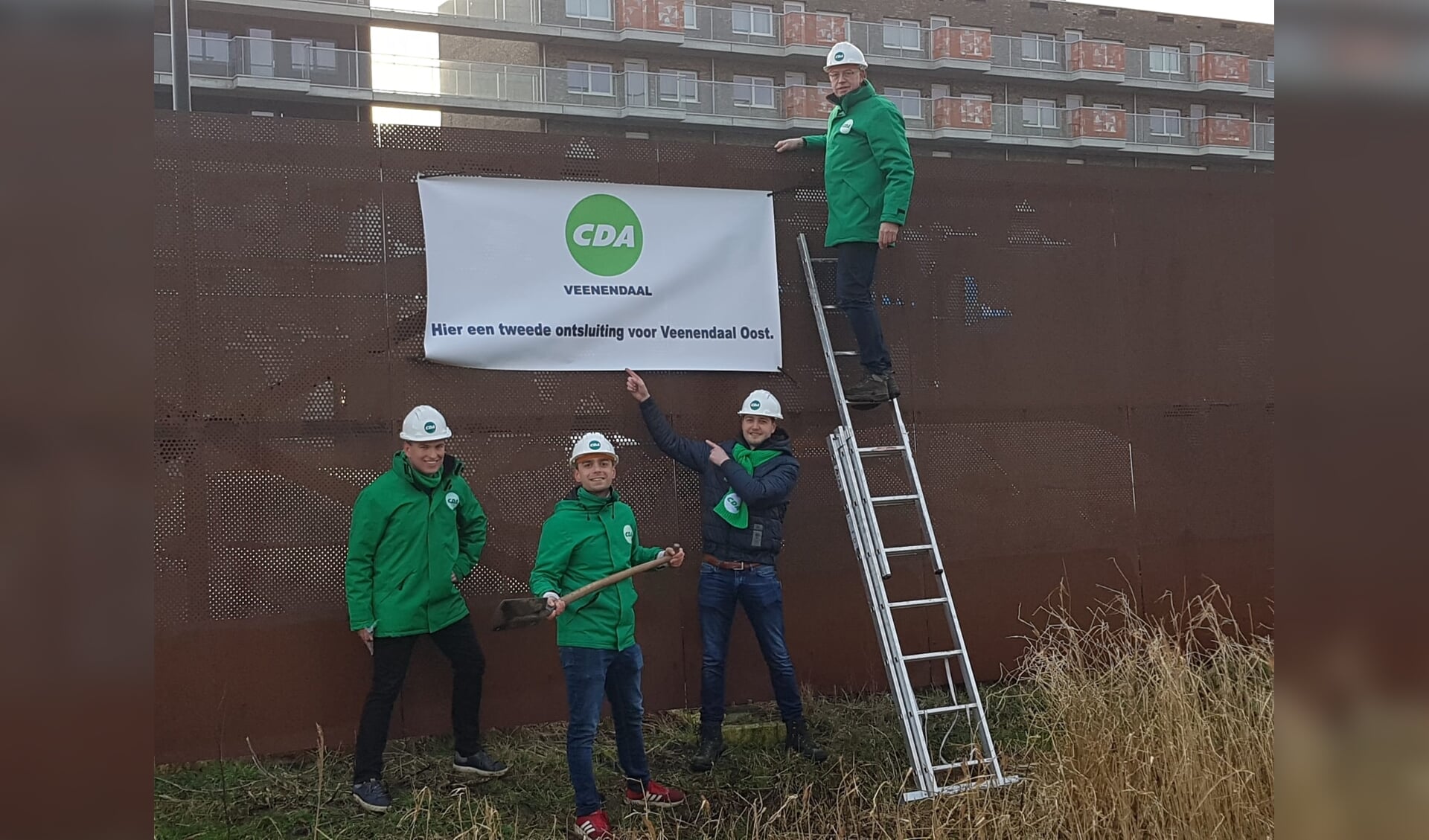 CDA Veenendaal Hangt Banners Op Langs Rondweg Oost - Al Het Nieuws Uit ...