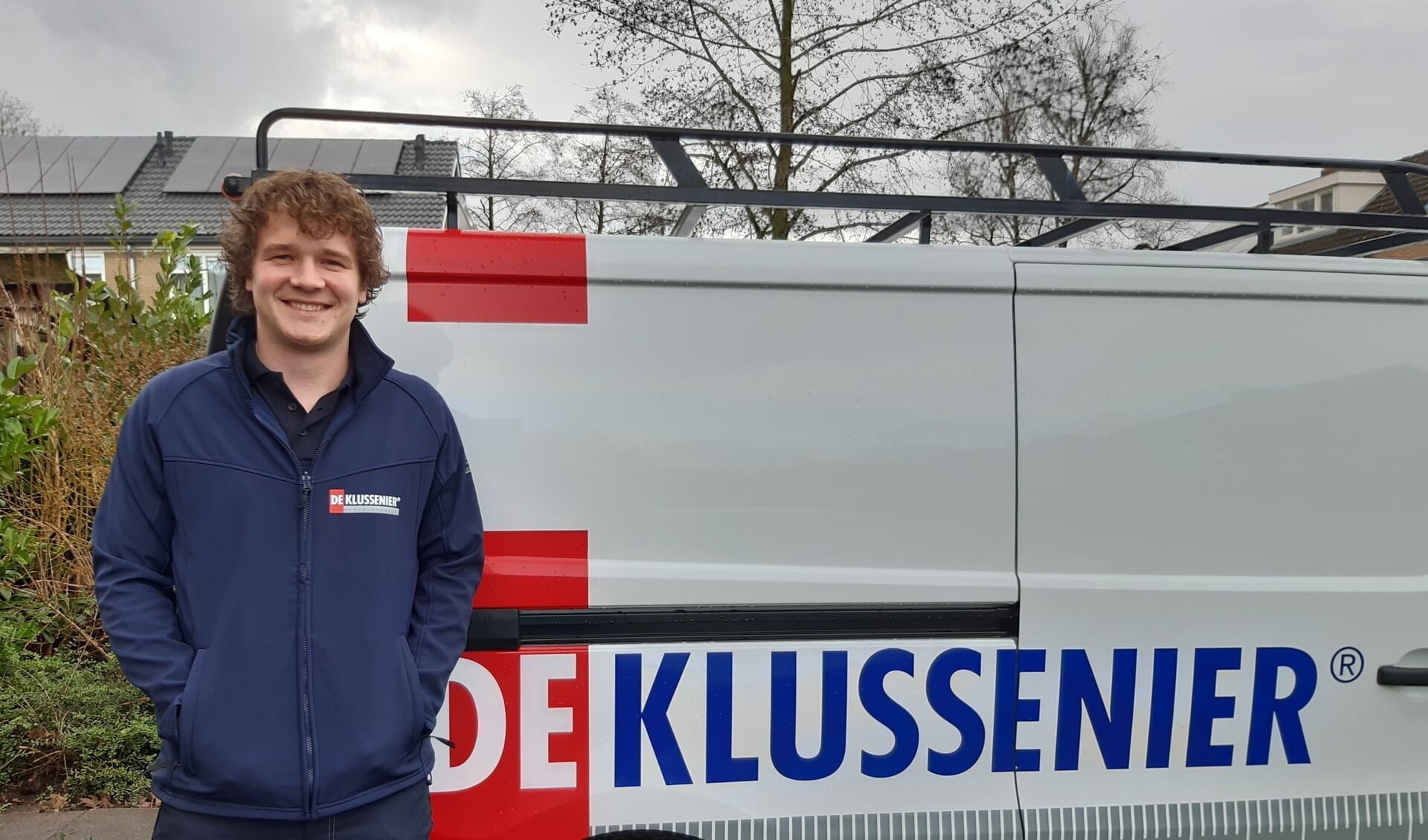 Jan-Willem Klaassen begint zijn eigen klusbedrijf. 