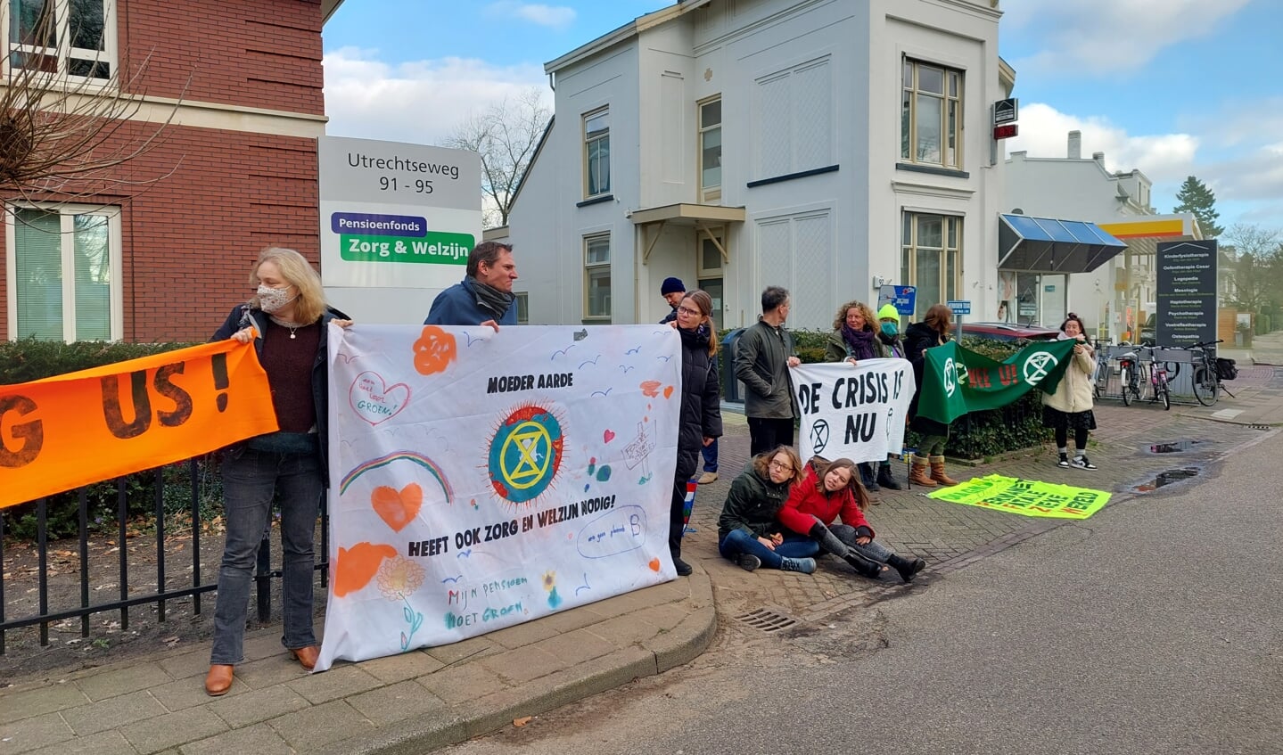 Zeist was al eerder in beeld bij demonstraties. Deze foto is eerder dit jaar gemaakt aan de Utrechtseweg in Zeist.