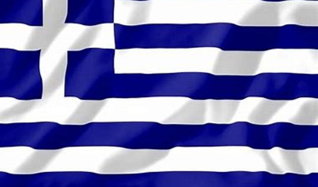 De Griekse vlag.