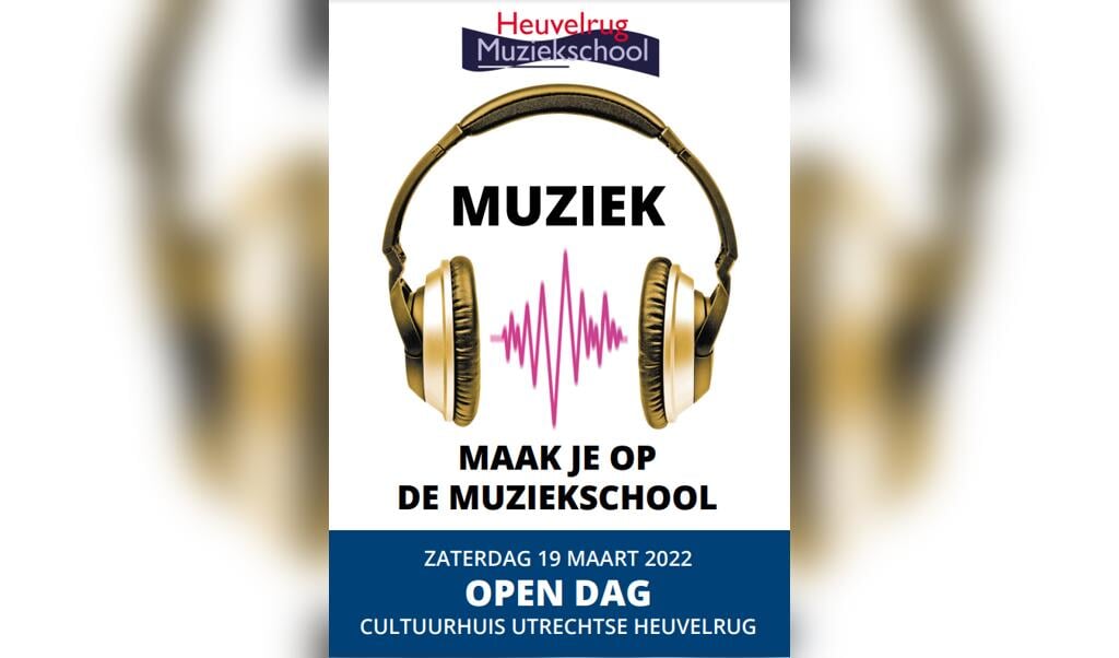 flyer open dag muziekschool