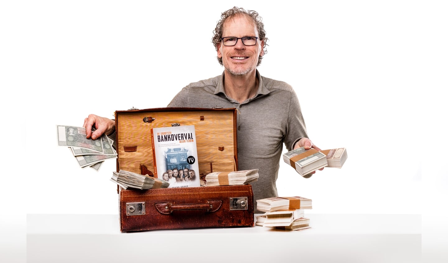 Op maandagavond 4 april vertelt Frank Krake over zijn boek 'De grootste bankoverval aller tijden'.