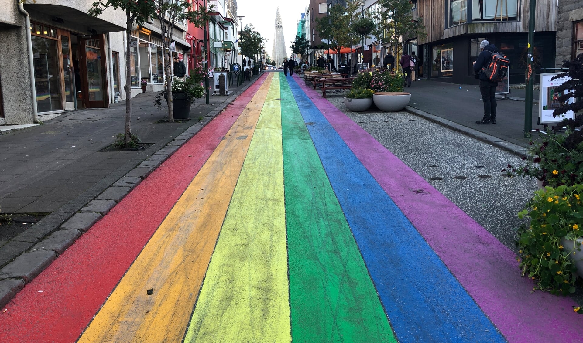 Kleurrijke straat