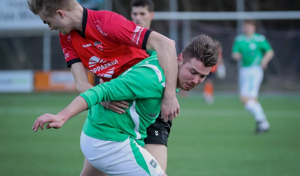 Evert Bouw (groen shirt) was weer een kartrekker bij SDS'55