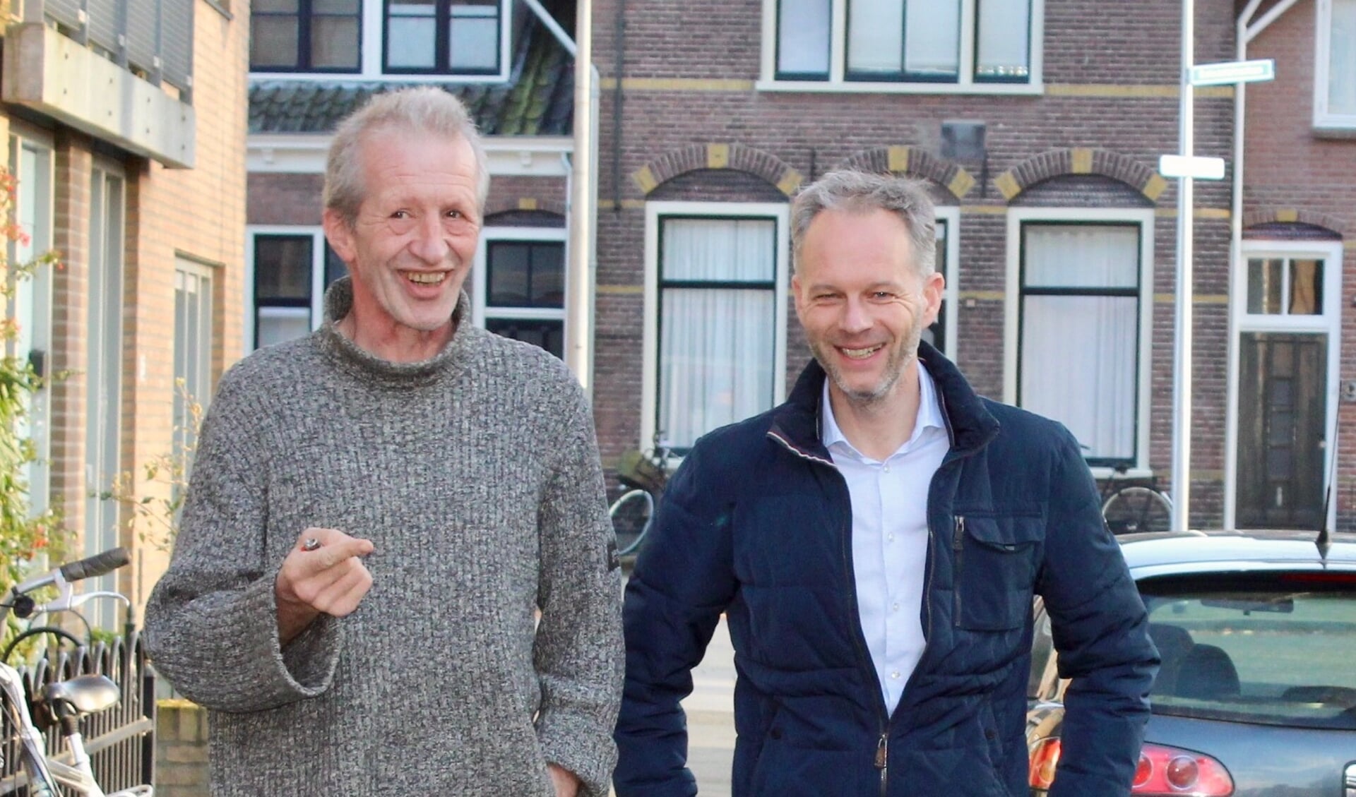 Jan Blom (links) en Ronald Elenbaas treffen elkaar wekelijks. ,,Onze relatie is gelijkwaardig.’’ 