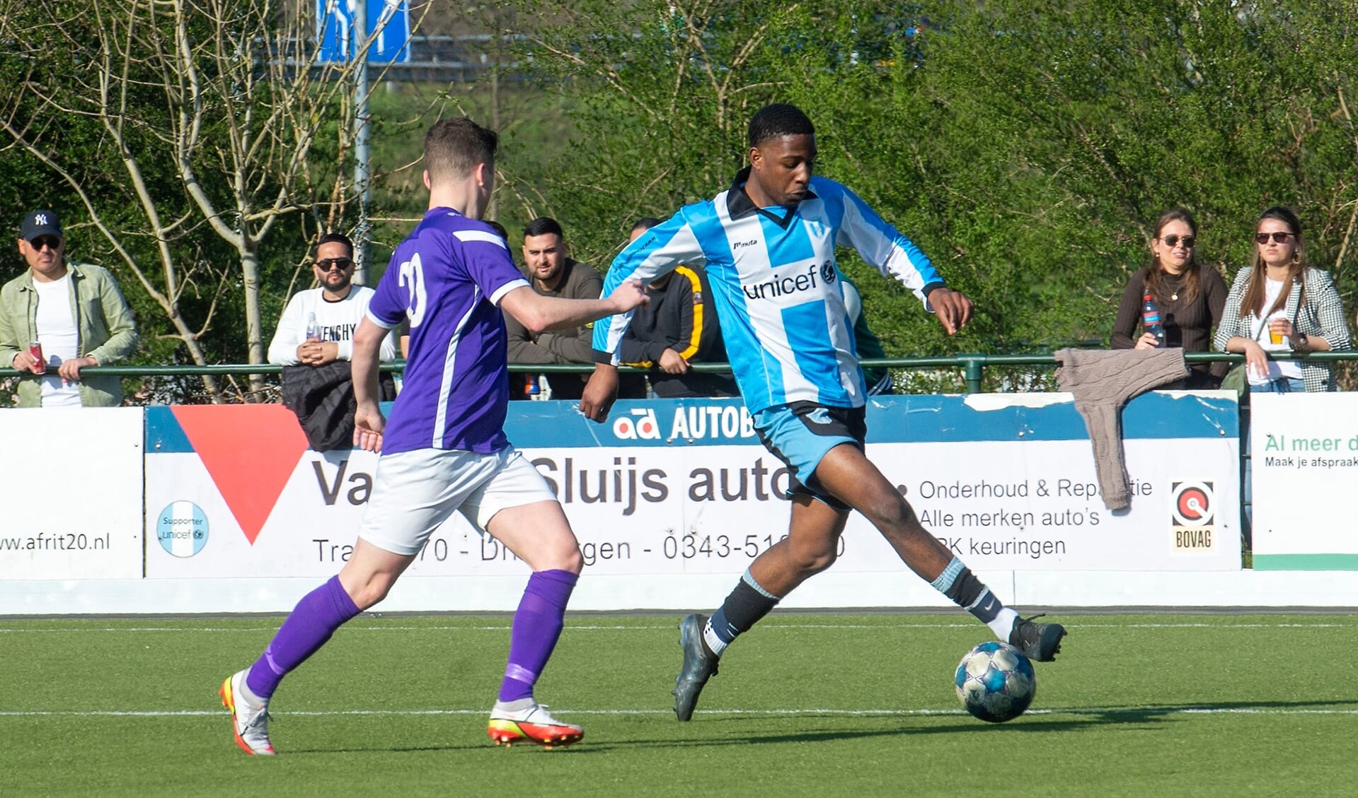 FC Driebergen talent Gennaro Ooft had met twee treffers een belangrijk aandeel in de overwinning van zijn ploeg