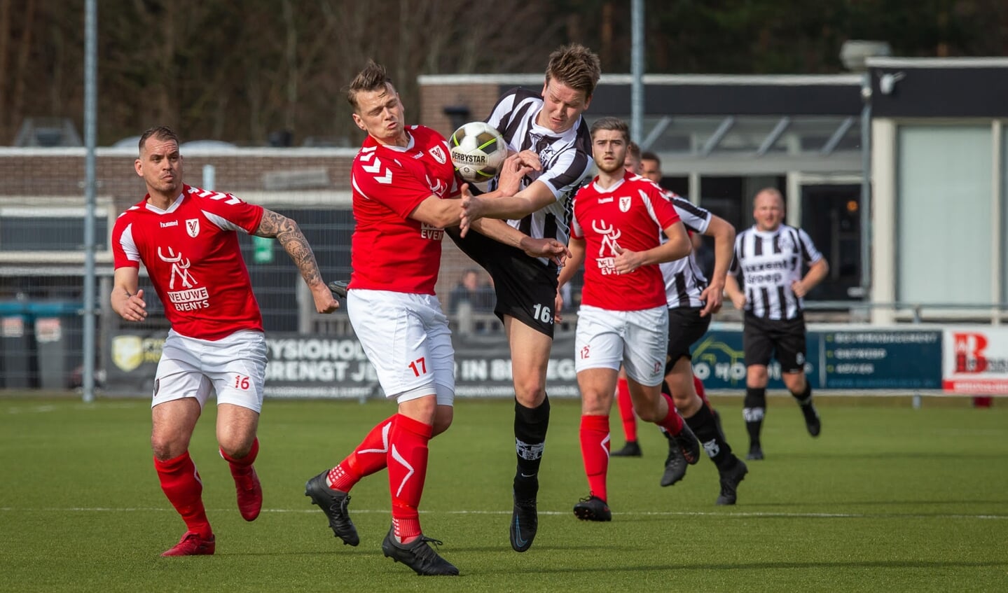 Veel felle duels bij Elspeet-Hulshorst.