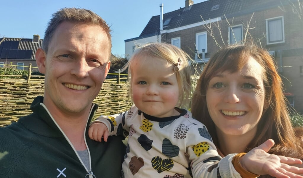 Mark en Ineke van Baaren met dochter Félin verhuizen in de zomer van Amersfoort naar Leusden.