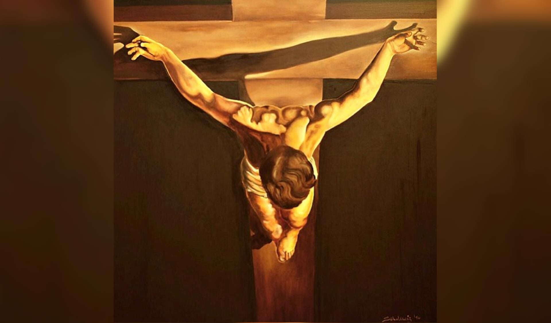 Salvador Dali, Christ of Saint John on the Cross, 1951, Kelvingrove Art Gallery, Scotland