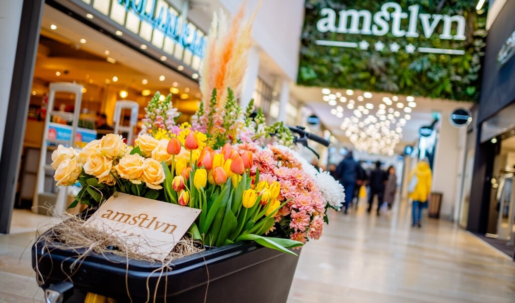 Bloemdecoraties in het Stadshart.