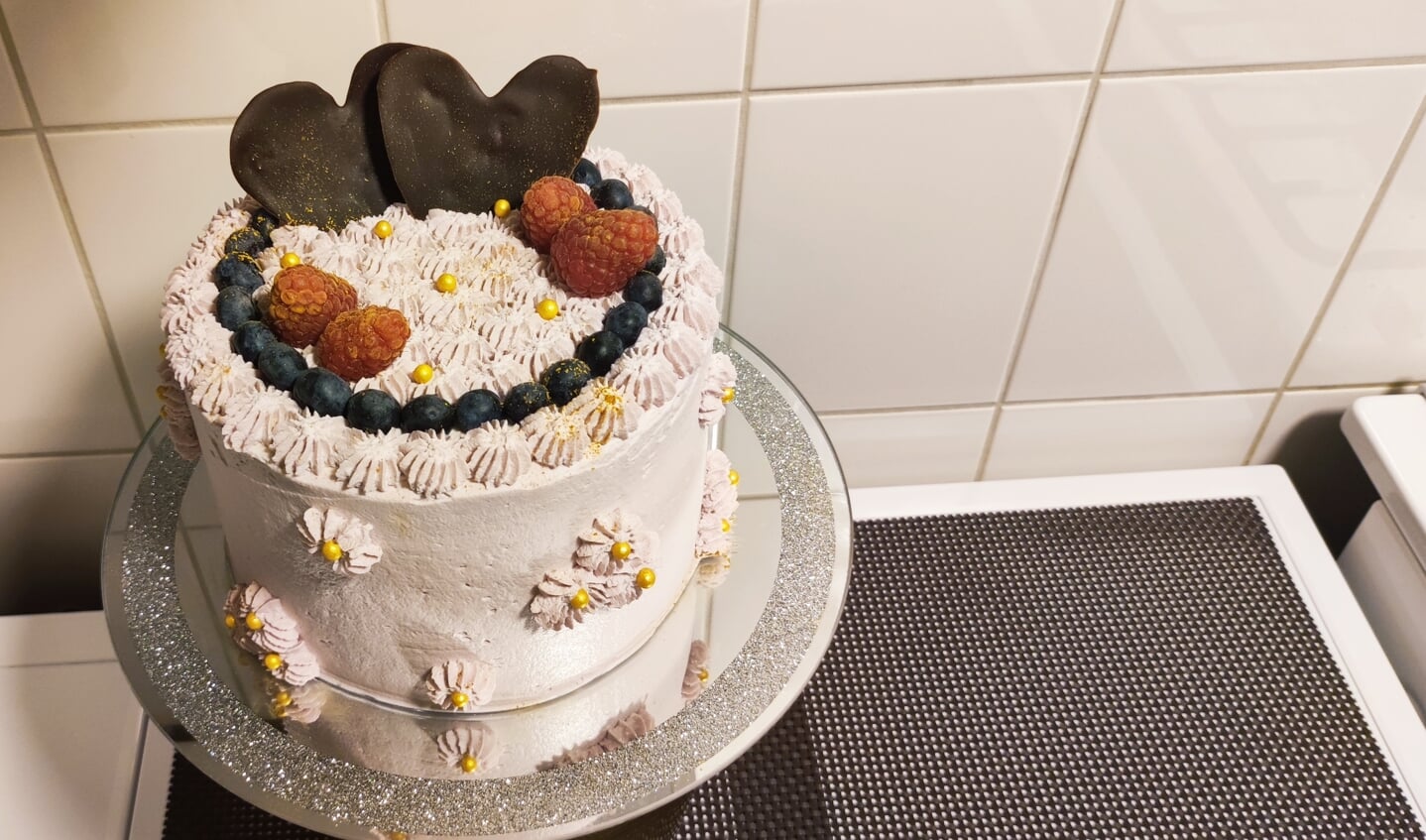 Een voorbeeld van het ambachtelijke gebak van Sweet & Salty Home Bakery