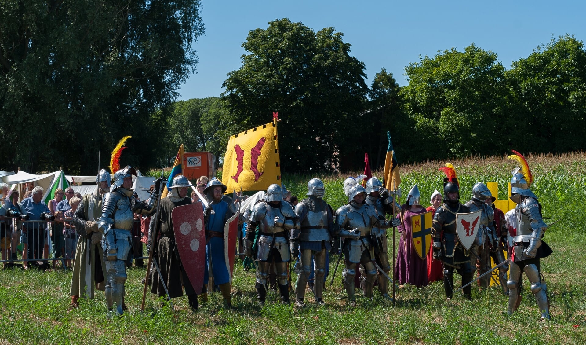 Ridders van Altena bereiden zich voor op de strijd