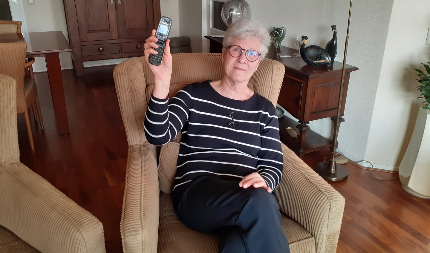 Mevrouw Nijtmans: ,,Telefoneren is hier bijna onmogelijk."