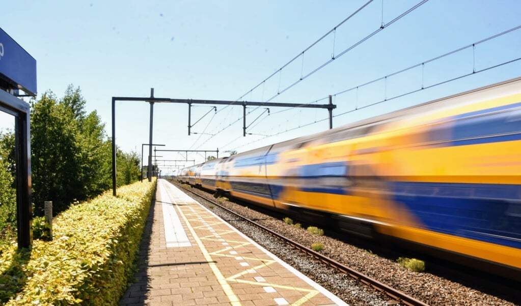 Minder treinen richting Schiphol.