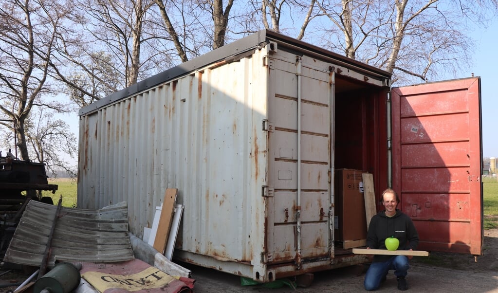 Gert-Jan van Ark zoekt belangstellenden die ook een Tiny house in Putten willen bouwen.