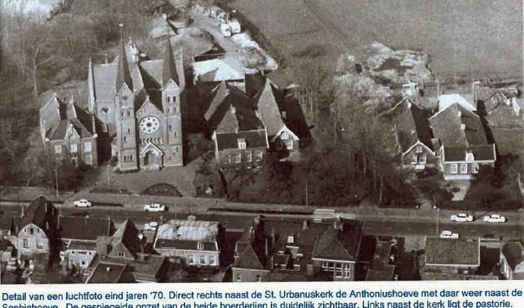 Luchtfoto Rijksstraatweg, eind jaren '70.