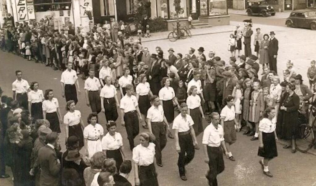 De Zeister Avondvierdaagse, eind jaren '40.