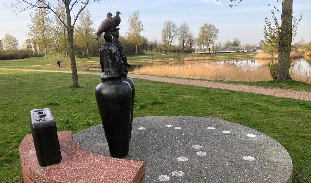 Het Vrijheidsbeeld in Toolenburg.