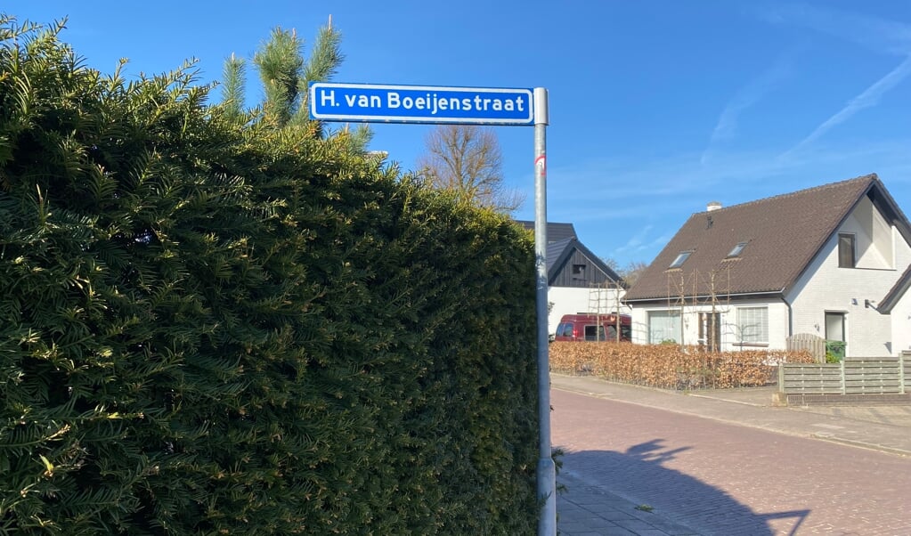 Deze week staat de H. van Boeijenstraat centraal. 