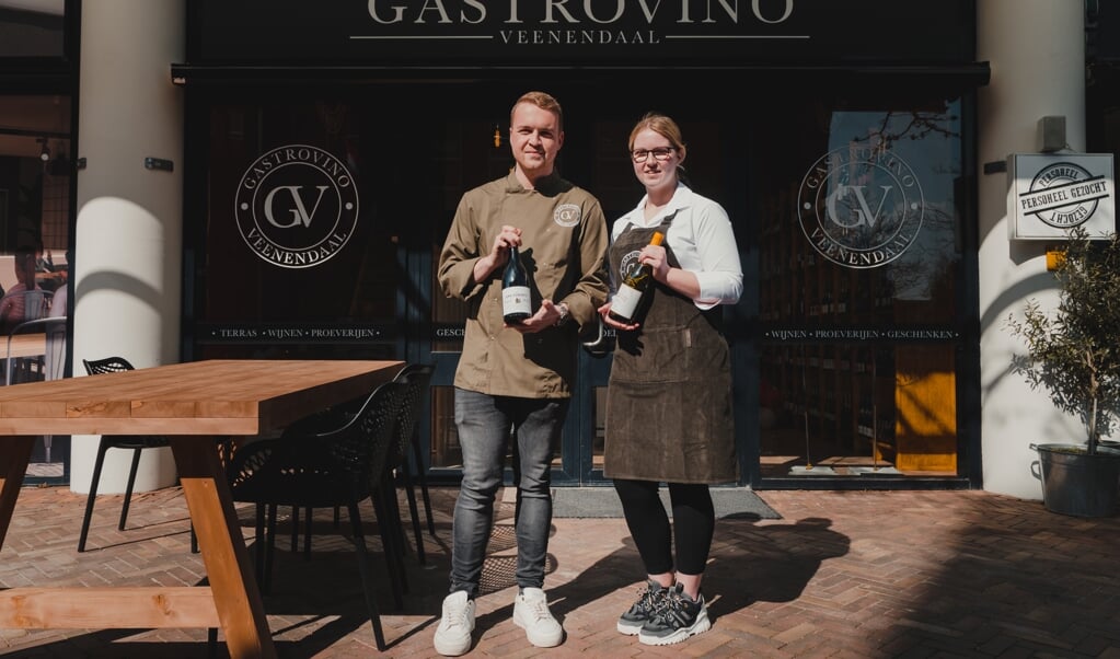 De twee ondernemers van Gastrovino Veenendaal