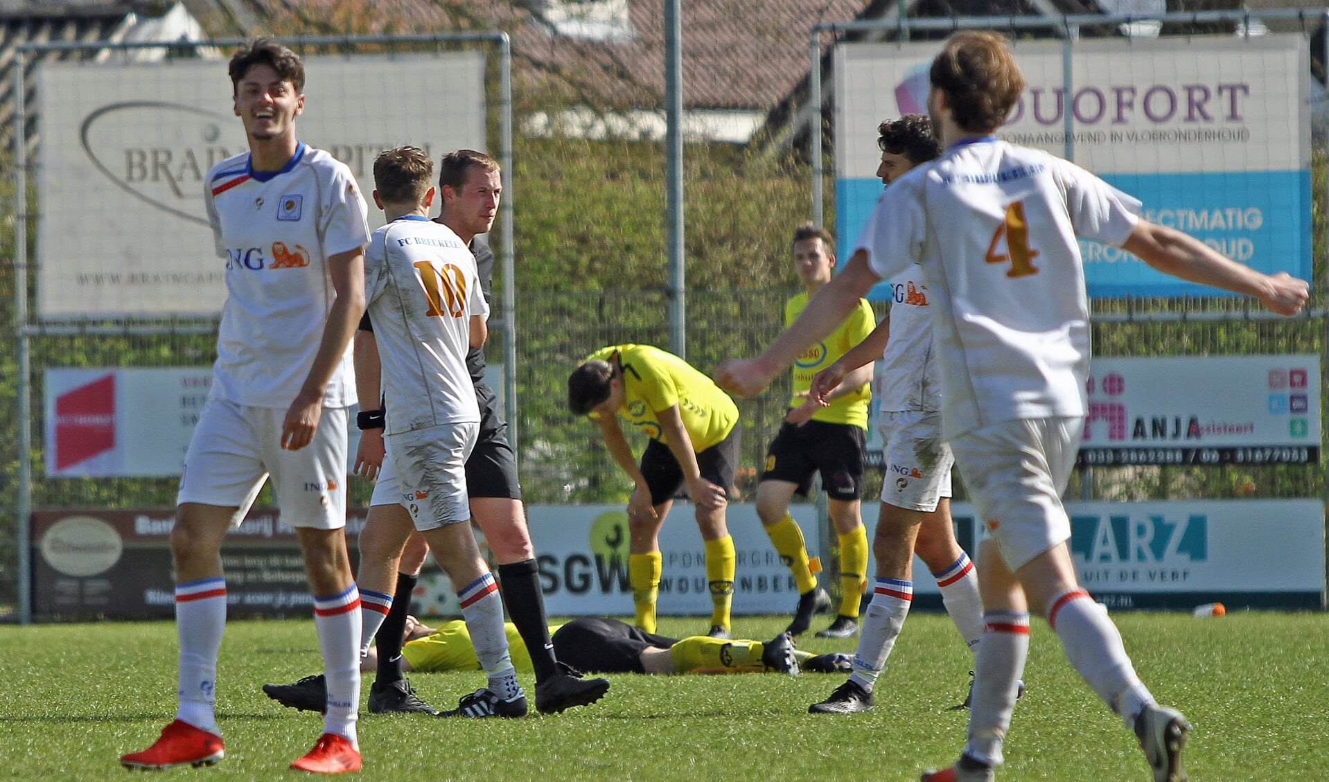 De teleurstelling na het 2-2 gelijkspel was groot. 