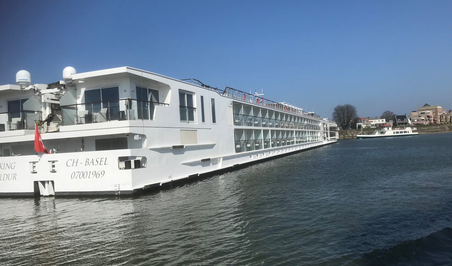 Bijna dagelijks meren cruiseschepen af Buiten de waterpoort in Gorinchem