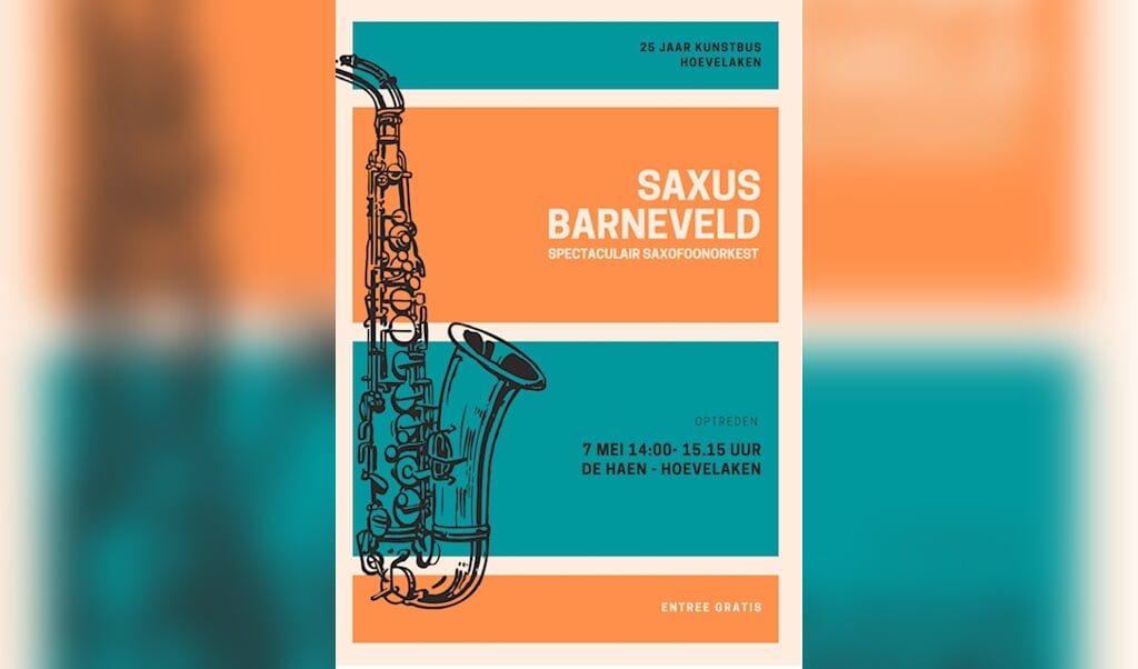 Het concert wordt verzorgd door de saxofoongroep SaxUs uit Barneveld. Deze muziekgroep, behoort tot de grootste saxofoonorkesten van Nederland.