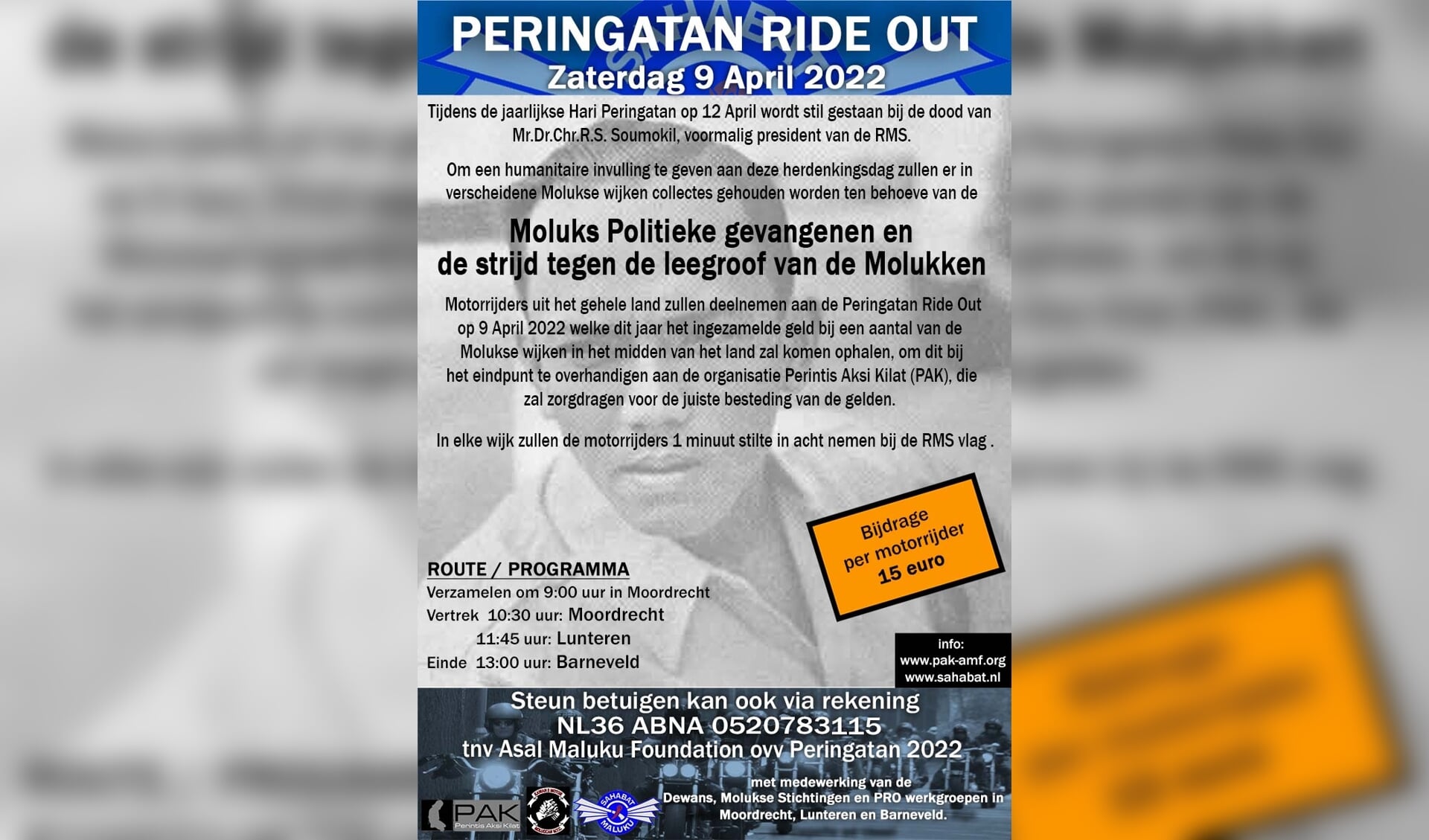Affiche Peringatan Ride Out 2022 