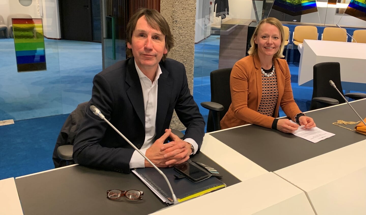 Herbert Raat (VVD) en Floor Gordon (D66).