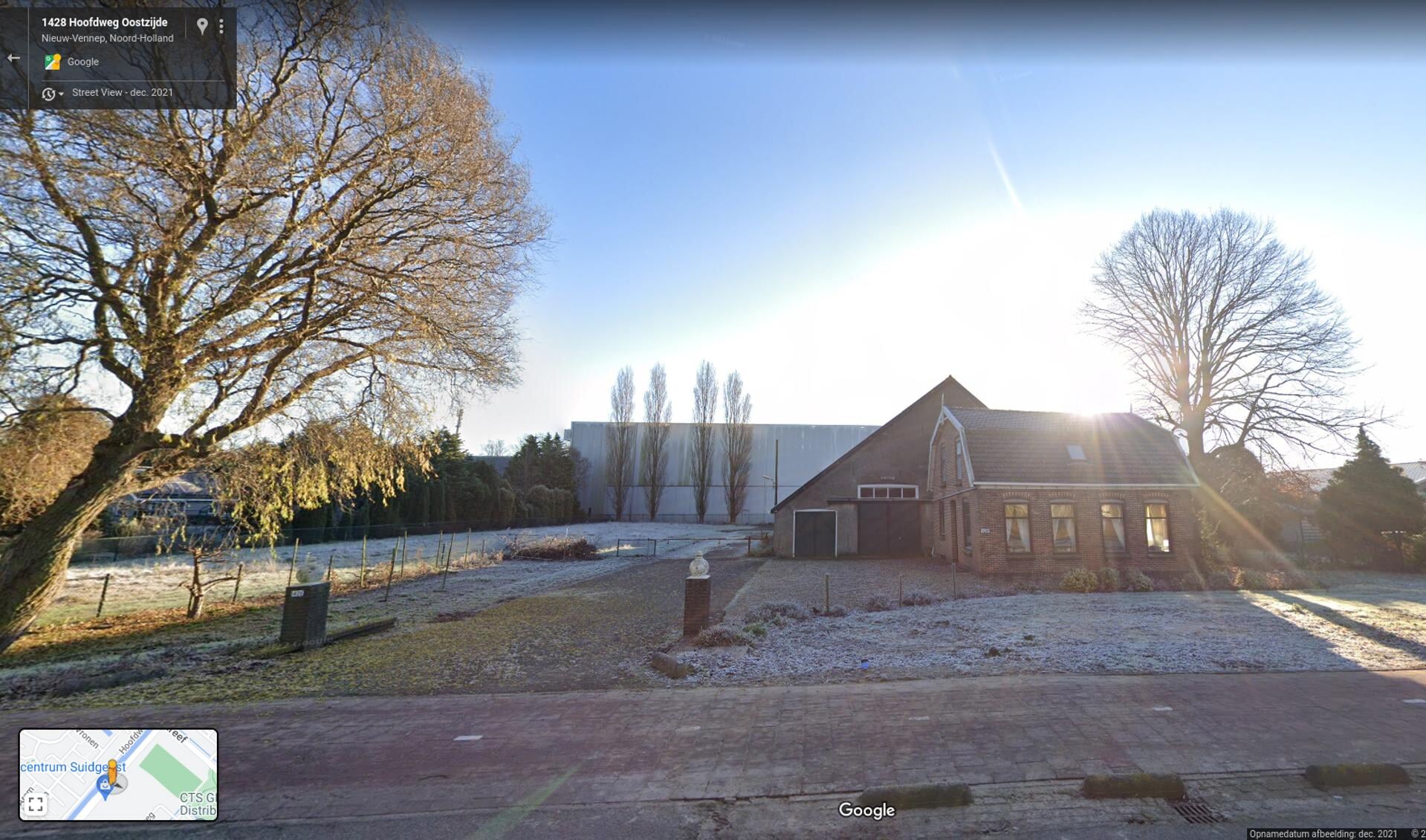 Dit beeld van Google Maps bestaat inmiddels niet meer. Met de nieuwbouw komt de sfeer van vroeger wel terug. 