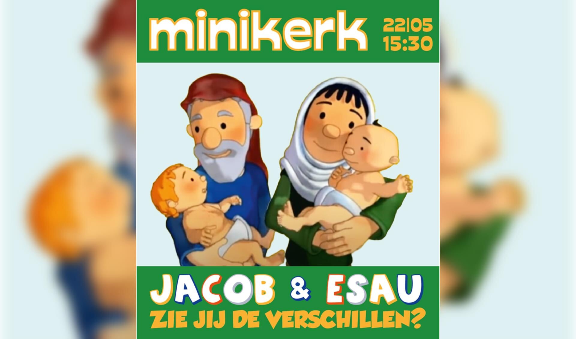 Affiche Minikerk 22 mei