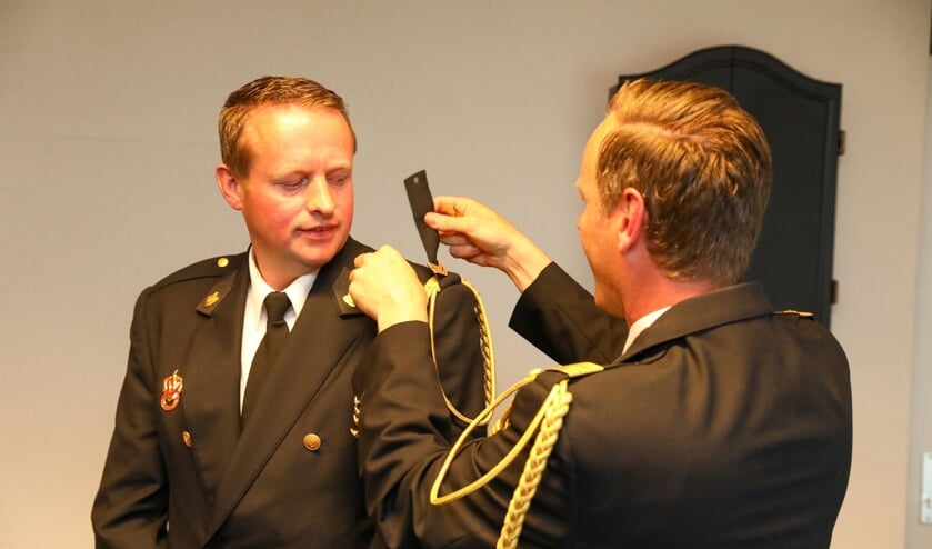 Theo van den Berg is bevorderd tot brandwacht.