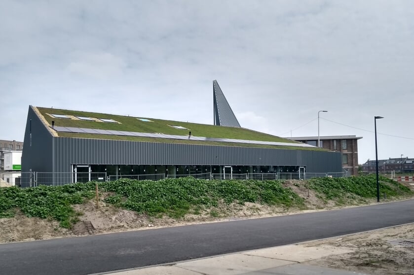 De nieuwe kerk in Hoog Dalem heeft een groen dak met zonnepanelen