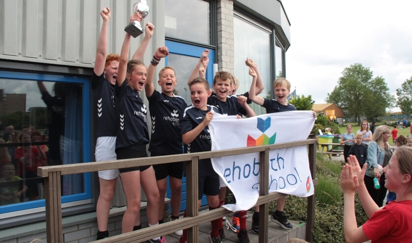 Rehobothschool 8A, de winnaar bij groep 8.