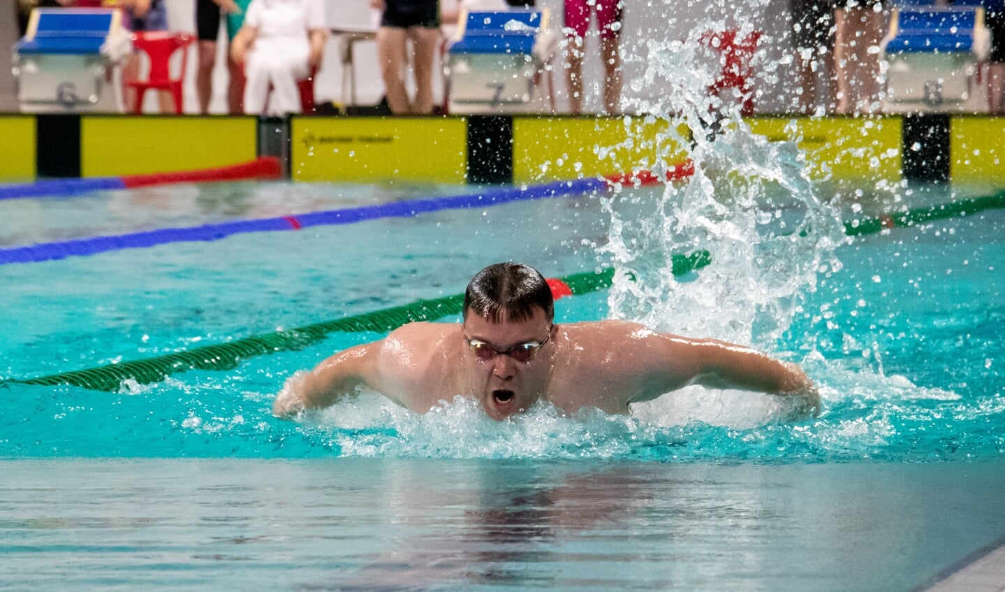 Rick op de 200 vlinderslag