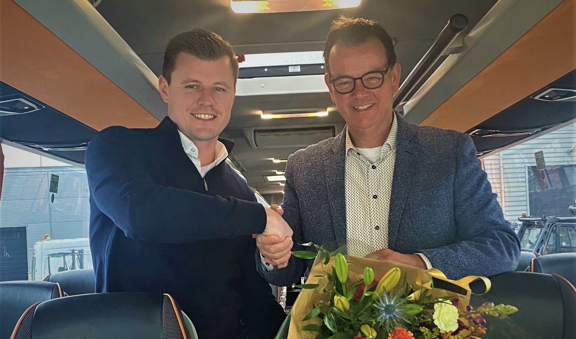 Chris Verschoor: ,,Onze nieuwe Tourismo veel zitcomfort, een veiligheidspakket en een interieur met een luxe uitstraling."