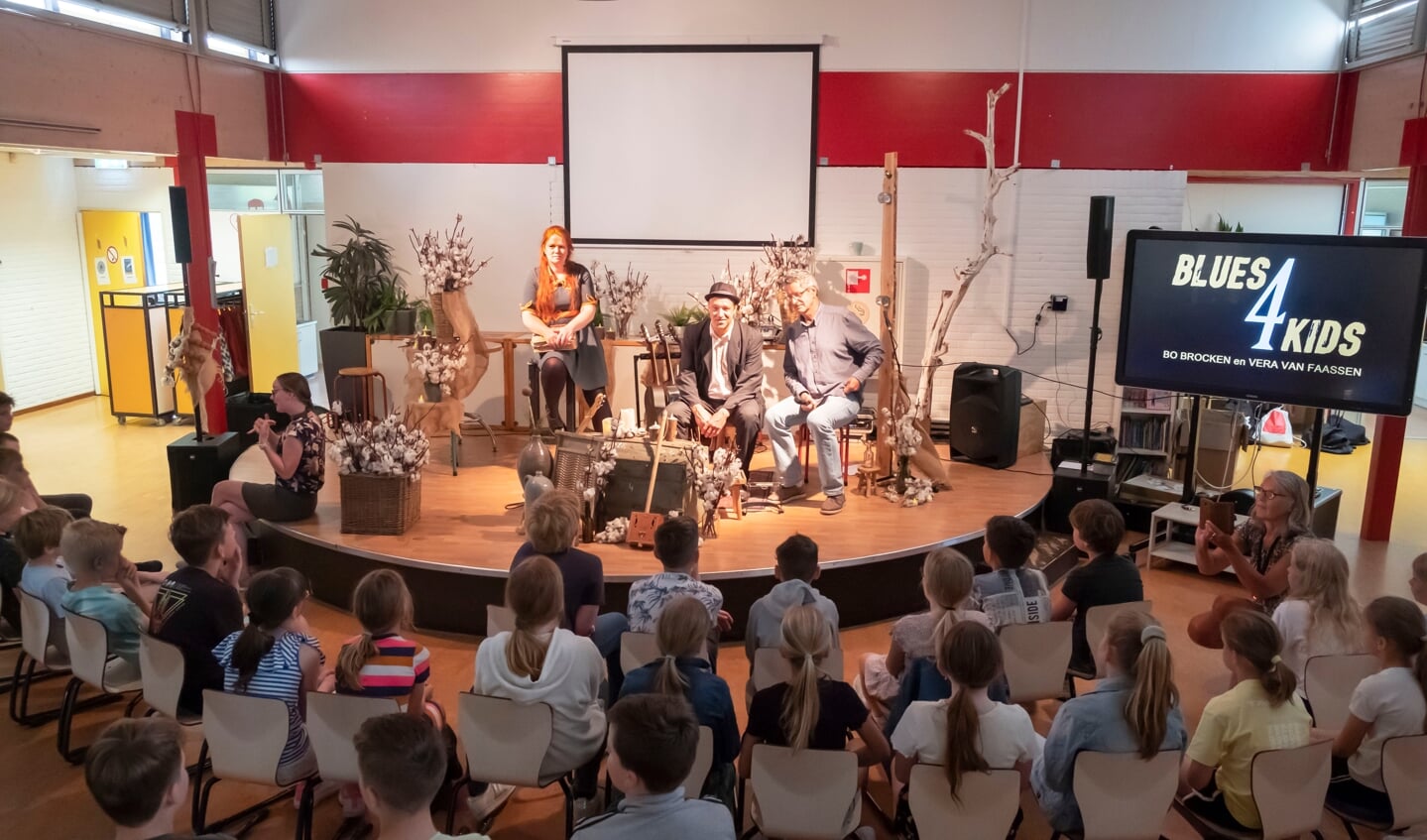 Blues in de klas op De Horn