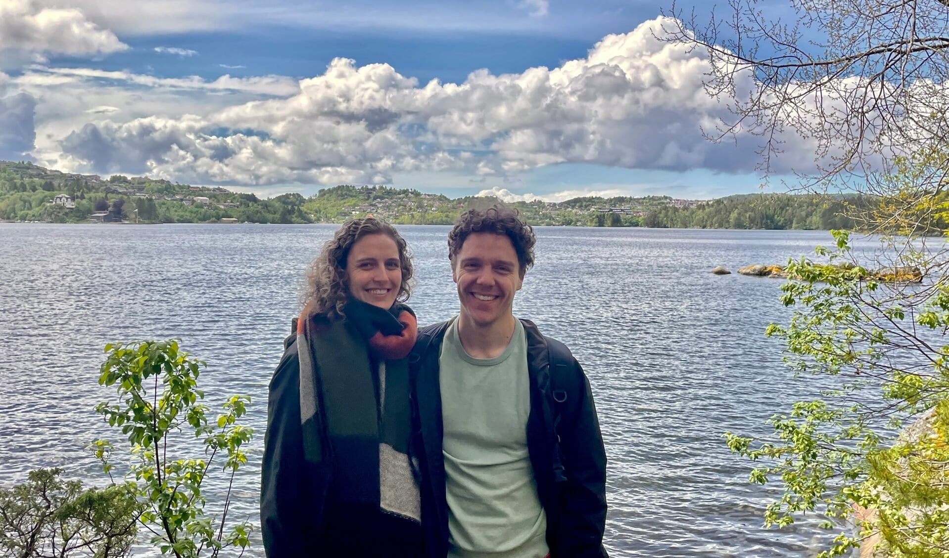 Seb Harrevelt op bezoek bij zijn vriendin Céline Swennenhuis die tijdelijk in het prachtige Noorwegen woont