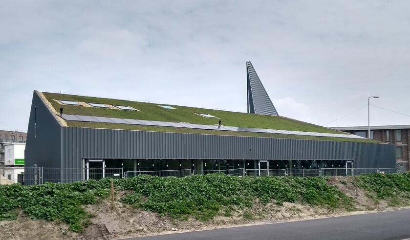 De nieuwe kerk in Hoog Dalem heeft een groen dak met zonnepanelen