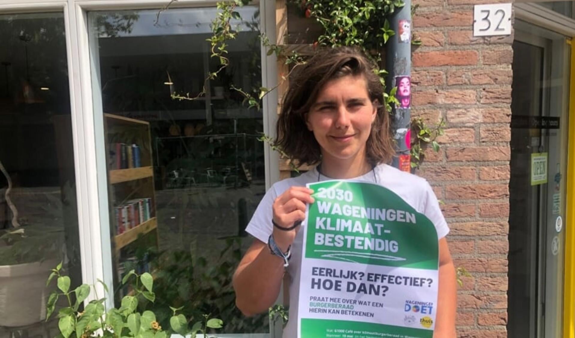 Joke ter Stege roept op mee te werken aan een Burgerberaad over klimaat in Wageningen
