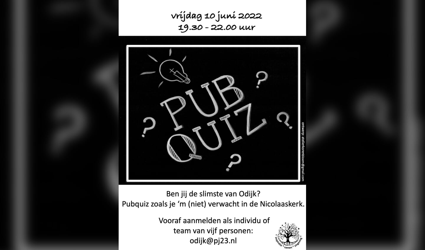Uitnodiging Pubquiz