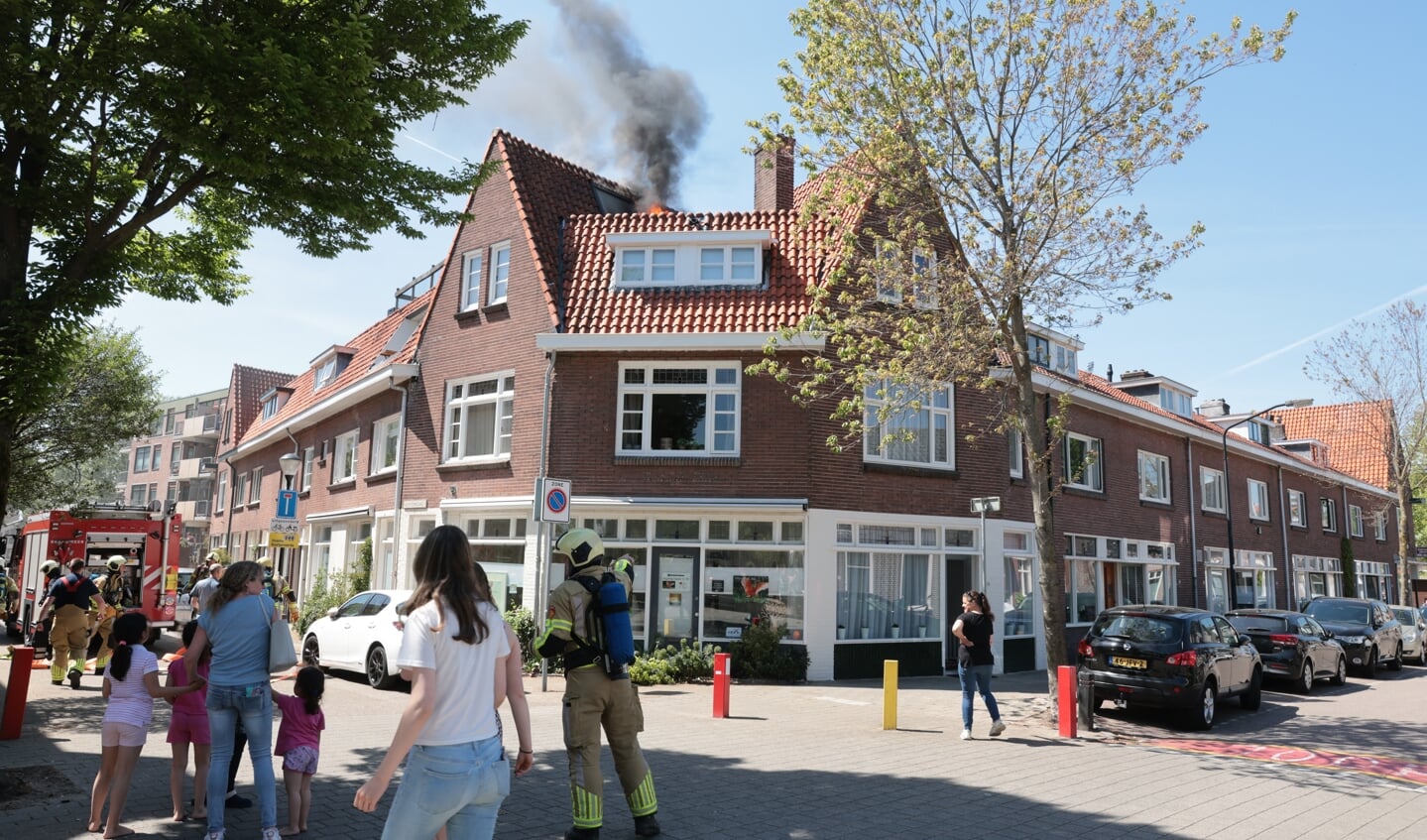 Brand in een woning aan de Jagerlaan in Zeist.