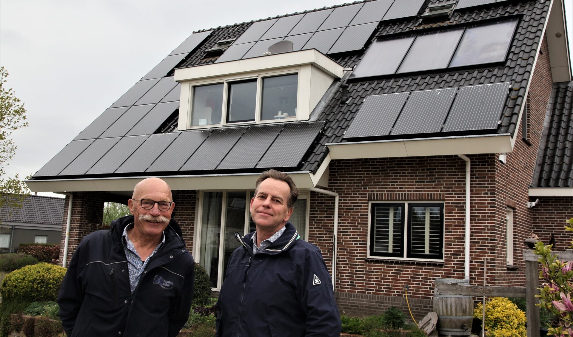 Cor van Reeuwijk en Roel van Unen: “Zonnepanelen spelen een grote rol in de warmtetransitie.”