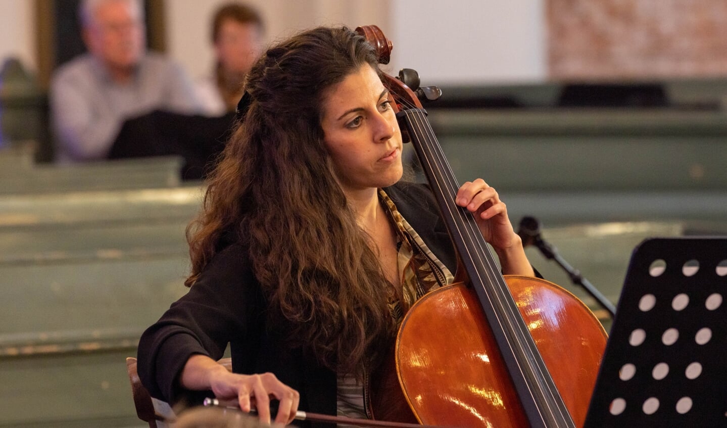 Berta Garcia maakte veel indruk op cello