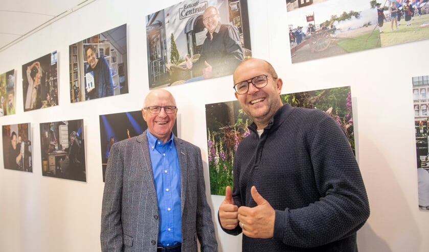 Jaap van den Broek met Antonio van den Hengel, een van de Soesters met wie hij veel samenwerkt.
