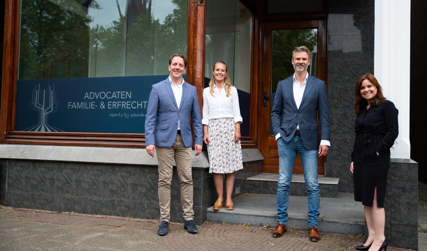 Van links naar rechts Joost Diks, Marlijne Olthoff, Guido de Weerd en Daniëlle de Jong.