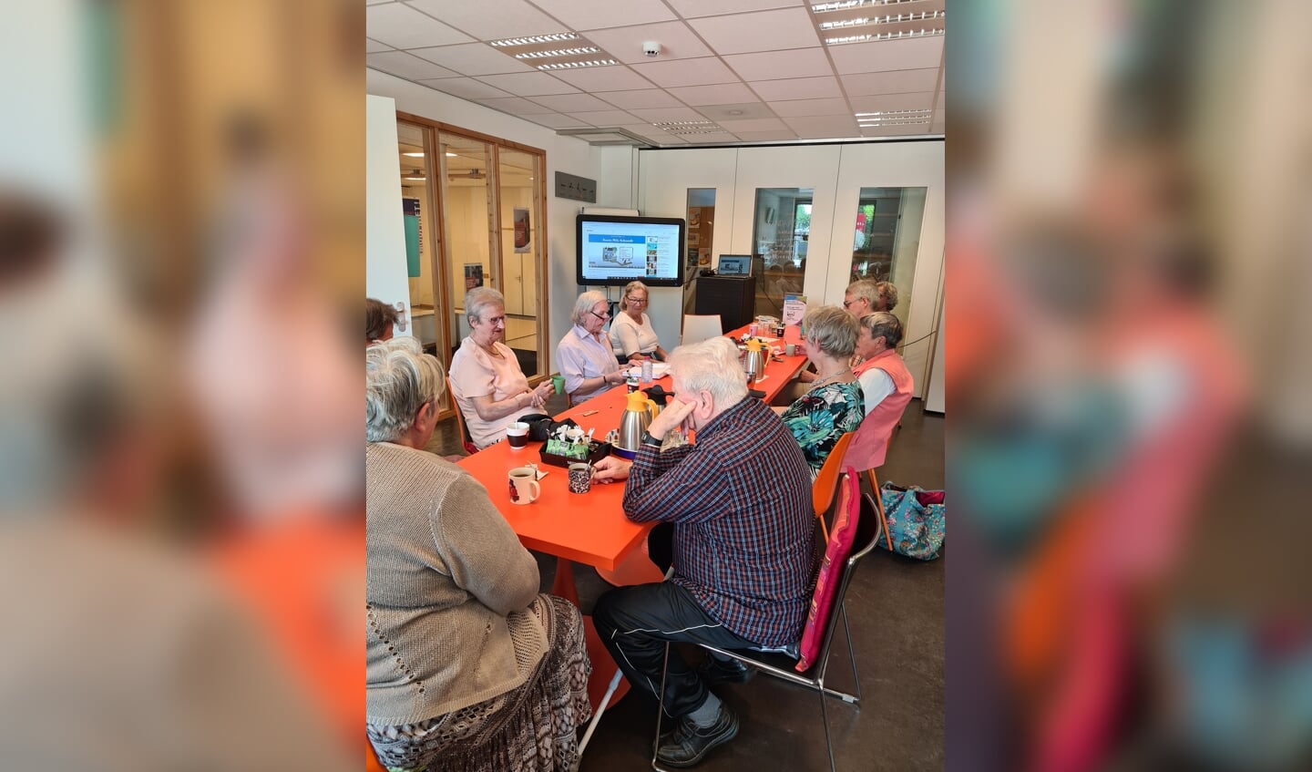 ontmoeting in de Bibliotheek