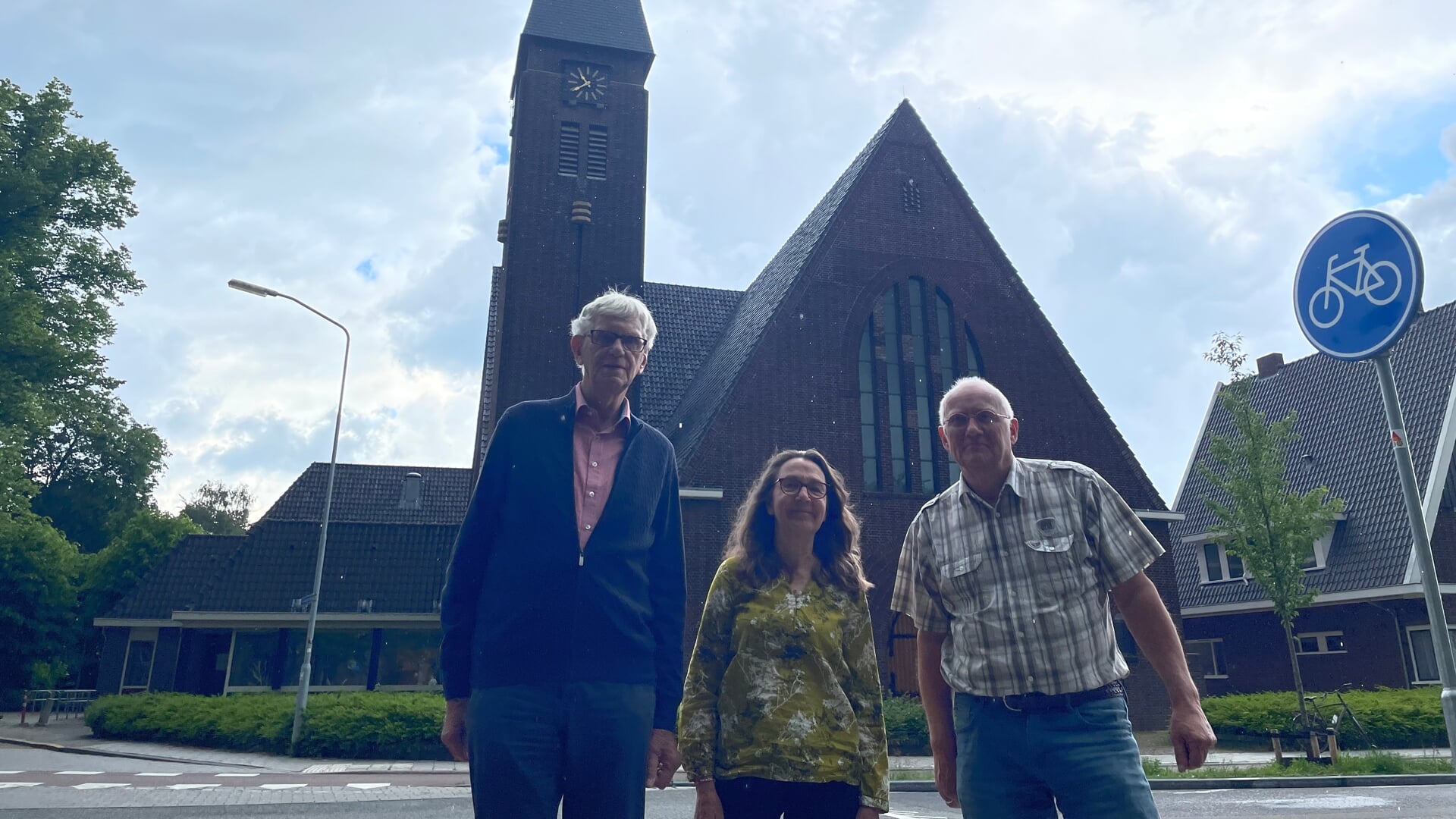 Jan van der Kolk, Marja Bakker en Derk Rougoor hadden vorig jaar een noodfonds opgericht: Harderwijk geeft warmte
