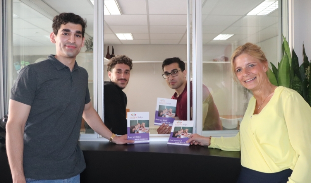Michaël, Wasim, Rafaël en Heleen hopen veel kinderen te mogen begroeten bij 'Spelenderwijzer'.